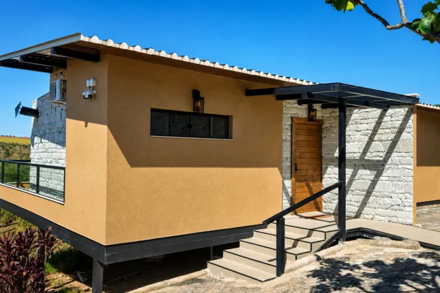 Fachada da Casa das Pedras