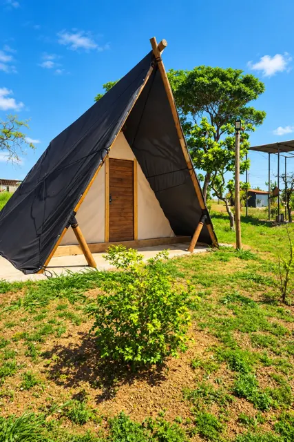 Cabana da Casa de Campo vista de frente