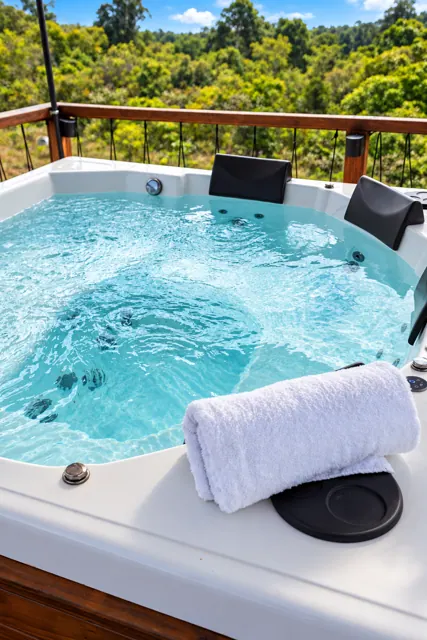 Jacuzzi do Chalé Romântico